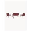 Venture Design Set lounge da giardino Fourni, set da 4 -