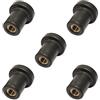 cyclingcolors 5x Dadi gomma rondelle copertura carenatura antivibranti moto ad espansione dado, M5