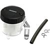 ACCOSSATO Kit di Montaggio vaschetta Olio Freni 45 ml in plastica Trasparente con Tappo Nero, Staffa specifica per Pompe, Tubo in Gomma e Fascette