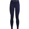 Under Armour Leggings da Donna ColdGear Authentics, Midnight Navy (410)/Bianco., XS