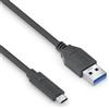 PureLink Cavo PureLink da USB-C a USB-A - 3.1 Gen 1, 3 A, 5G - Serie i - nero - 2,00 m