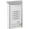 Schneider Electric Ritto 1271937 - Stazione porta minivox, audio per casa familiare 1, pezzo di ricambio, citofono con illuminazione e pulsante campanello, unità esterna in alluminio bianco