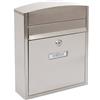 ARREGUI Compact E5737 Cassetta Postale Individuale in Acciaio Inossidabile, Cassetta della Posta da Parete, Cassetta Postale Da Esterno, Dimensione S (DIN A5), Facile da Montare, Inox