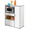 Demeyere 13Casa Demeyere Simply D320 Buffet, Melamina, Bianco, 111.8 x 90 x 40 cm