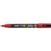 Posca UNI-BALL MARKER PENNA PC-3M - ROSSO - PENNA SINGOLA