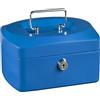 Idena 50027 - Cassetta per contanti 6, dimensioni 155 x 120 x 90 mm, colore blu, 1 pz.