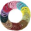 Kavya 200 Pezzi Elastici per Capelli Donna, 2.5mm Multicolore Elastico Capelli Bambina per Coda di Cavallo, Accessori per Capelli Spessi Sottili