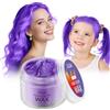 Magic Master Keratin Cera di colore dei capelli, colore istantaneo dei capelli Gel Magic Master Keratina lavaggio Temporaneo colore naturale, utilizzato per bambini, feste, Halloween (Viola)