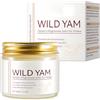 Beslibate Crema Idratante Wild Yam 60g, Crema Antietà, Crema Viso Antirughe, Yam Cream for Women, Barriera Improve Skin, Naturale Wild Yam Cream, dalle Eccellenti Proprietà Idratanti, 3-6