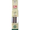 Prym 223353/Wood - Ferri da Maglia, 2 x 1 x 10 cm, Colore: Marrone