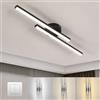 Toolight Plafoniera LED Soffitto Dimmerabile, Lampadario LED Soffitto 60cm, 17W 1910LM, 3000k/4500k/6500K Comando interruttore, Lampada da Soffitto Moderno per Soggiorno, Corridoio, Cameretta, Entrata