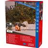 Konstsmide 3832-107 - Catena luminosa con micro LED con avvolgicavo, 200 diodi bianchi caldi, trasformatore esterno 30 V, 3,6 W, cavo morbido nero