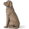 Willow Tree 27683 Figurina Amo Il Mio Cane, Resina, Beige Scuro, 8.5 cm