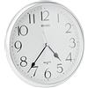 Seiko Clocks Seiko QXA747S - Orologio da parete in plastica, colore: Argento Standard