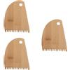 Set of 3 Pettine Raschietto Per Cera Tavole Da Surf Strumento Accessori Il