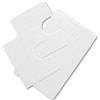 Casatessile CASA TESSILE Torino Set 3 tappeti Bagno in Spugna, 1 cm 60X90 + 2 Girowater cm 60x45 - Bianco