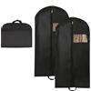 LLTLGF 2 Sacchi Porta Abiti Da 120×60 Cm, Sacchi Porta Abiti Con Cerniera E Manici | Custodia Protettiva Per Abiti Con Finestra Trasparente Custodia A Tenuta Antipolvere Per Blazer E Camicie (Nera)