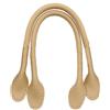 Anevous 2 manici per borsa in pelle PU, 42 cm, manici in pelle, tracolla per borsa, tracolla di ricambio, borsa in pelle, per borsa fai da te, accessori per borse, colore kaki