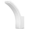 Miratic Applique da Esterno 12W/15W/20W Illuminazione Giardino 4000K - Luce Bianca Neutra - IP65 Lampada da Parete Design Moderno Finitura Lucida Luci da Giardino Vari Colori (bianco)