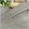 Wambere 10 yards, nastro in pizzo di cotone, larghezza 4 cm, stile vintage, per lavori fai da te, artigianato, matrimonio, scrapbooking, confezione regalo, grigio
