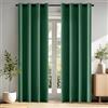 MIULEE Tende per interni Tende Trasparenti per Camera da Letto Finestra Moderne Tenda Salotto Soggiorno 2 Pannelli 140x225cm Verde Petrolio