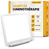 Top Life Lampada per Terapia della Luce 10000 Lux - Più Energia e Buon Umore | Lampada a Luce Naturale, Modello Compatto e Portatile, per Ufficio e Casa, 2 Livelli di Intensità (6000, 10000 Lux)