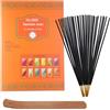 Dr.JIEER Set regalo 240 bastoncini di incenso, lavanda, patchouli, sandalo, osmanto, limone, eucalipto, regina della notte, super sandalo, muschio, vaniglia, salvia, bianca, palo santo + bastoncini di incenso