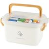 ZoeQide Cassetta Pronto Soccorso 23 x 16 x 14 cm con Manico Inserto Vuota