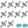 JYYWTSI 20 pezzi magnetico tenda da doccia clip laterali rimovibili magneti per tende, chiusura a prova di perdite, chiusura magnetica, chiusura magnetica per tenda da doccia, chiusura paraspruzzi