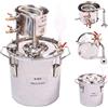 Fayelong Nuovo DIY CASA Alambicco Distillatore Distillazione Temperatura Serpentina Acqua Alcol Vino Oli Essenziali Completo Kit di Birra (100 L Litri, Acciaio Inox)