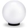 VELAMP APOLUX: Sfera per esterno in PMMA, 300mm, Attacco E27, bianco