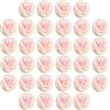 HMFSJYCR Mini candele profumate ai fiori di pesco multiuso per decorazioni domestiche, oggetti di scena per riprese, regali per matrimoni e festività, confezionate singolarmente, facili da trasportare