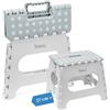 Bisoo Sgabello Pieghevole Bambini 27 cm, Doccia, Bagno, WC, Grigio Salvia | Sgabello, scaletta, poggiapiedi e panchetto pieghevole in plastica per bambini e adulti: WC, doccia, lavandino, pensile