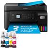 Epson EcoTank ET-4800 stampante multifunzione inkjet 4-in-1 A4, serbatoi ricaricabili alta capacità, 5 flaconi inclusi pari a 14000pag B/N 5200pag colore, Wi-FI Direct, USB [C11CJ65402]