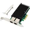 Microconnect MC-PCIEX4-X550-T2-D (Network Card PCIe x4 X550-T2 - Dual-10GbE Warranty: 300M) [MC-PCIEX4-X550-T2-D]