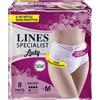 FATER SpA Lines Specialist Pants Discreet Mutandina Assorbente Taglia L, 7 pants