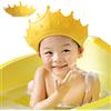 FUSACONY Cappello Doccia Bambini, Cuffia In Morbido Silicone, Regolabile, Prevenire l'Acqua Flusso Verso Occhi e Viso