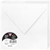 Clairefontaine 5433C - Pacco da 20 Buste gommate - Formato Quadrato 16,5x16,5cm - 120g/m² - Colore Bianco -Inviti Eventi e Corrispondenza - Gamma Pollen - Carta Premium Liscia