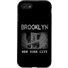 Brooklyn NY Souvenir Shirts Custodia per iPhone SE (2020) / 7/8 Brooklyn NY Vintage Sport Blu Retro Testo