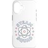STEAM Atom Linear Designs Custodia per iPhone 16 STEAM Squad & Atom - Scienza Tecnologia Ingegneria Arte Matematica