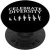 Firearm Collector Gifts Celebrate Diversity Funny Gun Collection Humor sulle armi da fuoco PopSockets PopGrip Adesivo