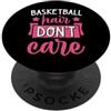 Aesthetic Merch for Basketball Players a Non importa ai capelli del basket PopSockets PopGrip Adesivo