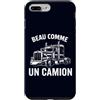 Vintage Big Rig Driver Gift Semi-Truck S Custodia per iPhone 7 Plus/8 Plus Beau Comme Un Camion Trucker Classic Semirimorchio
