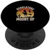 Funny Spooky Season Halloween Party Appa Regolatori Mount Up Witches Equitazione Scopa Halloween PopSockets PopGrip Adesivo