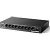Tenda Managed Switch PoE+ 10 Porte, 8 Porte PoE, 1 Porta SFP, 110 W, Cloud