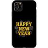 Romiro Djos Custodia per iPhone 11 Pro Max Collegiate Sparkle Felice Anno Nuovo Tipografia