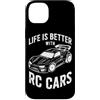 Funny RC Car Gifts for Men and Women Custodia per iPhone 14 Plus RC Auto Telecomando Auto da Corsa RC