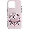 Unique Monster Romance Creations Custodia per iPhone 16 Pro Mostro Romance Book Lover Gothic Reading Moon