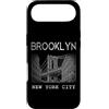 Brooklyn NY Souvenir Shirts Custodia per iPhone Air Brooklyn NY Vintage Sport Blu Retro Testo