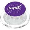 Nasa Felpa NASA Outline con logo polpette bianche PopSockets PopGrip per MagSafe